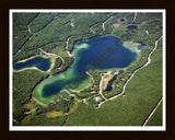 Aerial image of [5790] Guthrie in Otsego, MI with Black Wood frame