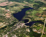 Aerial image of [5795] Hart Lake in Oceana, MI with No frame