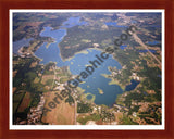 Aerial image of [5817] Lake James in Steuben, IN with Cherry Wood frame