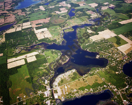 Aerial image of [5818] Jimmerson Lake in Steuben, IN with No frame