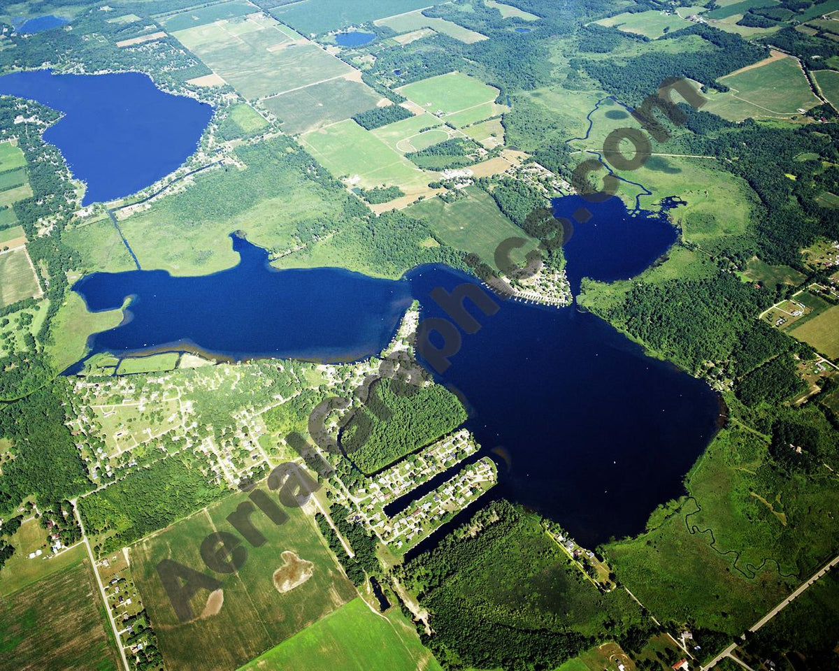 Aerial image of [5822] Juno Lake in Cass, MI with No frame