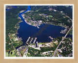 Aerial image of [5823] Kalamazoo/Saugatuck in Allegan, MI with Natural Wood frame