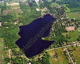 Aerial image of [5840] Little Paw Paw Lake in Berrien, MI with No frame