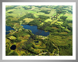 Aerial image of [5845] Long Lake in Barry, MI with Silver Metal frame