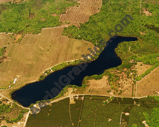 Aerial image of [5847] Long Lake in Kalkaska, MI with No frame