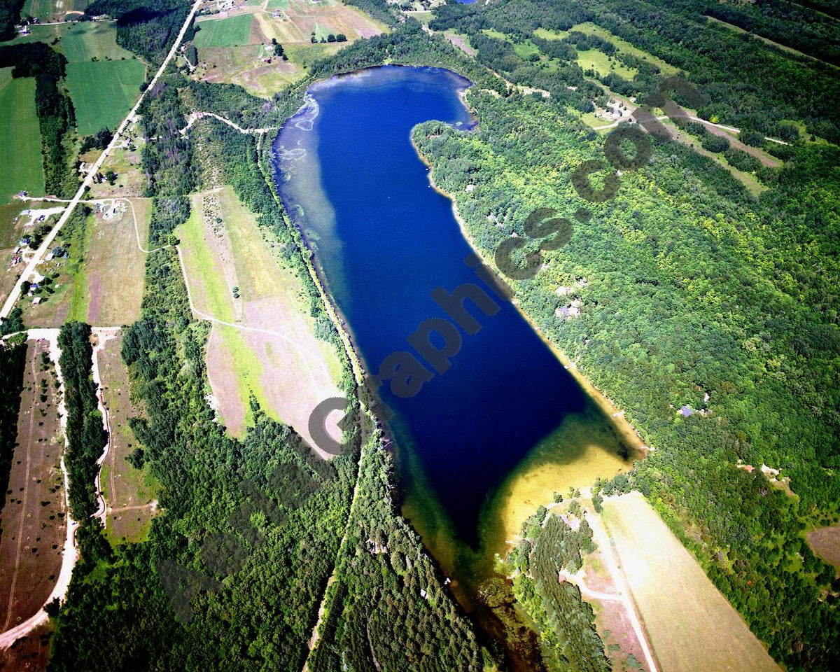 Aerial image of [5858] Lake Marion in Charlevoix, MI with No frame