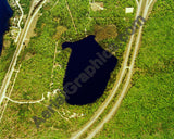 Aerial image of [5859] Lake Marjory in Otsego, MI with No frame