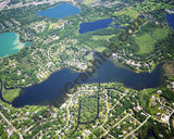 Aerial image of [5865] Upper Long Lake in Oakland , MI with No frame