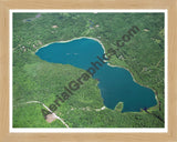 Aerial image of [5868] McCormick in Montmorency, MI with Natural Wood frame