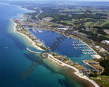 Aerial image of [5890] Bay Harbor Marina in Emmet, Mi with Canvas Wrap frame