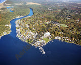 Aerial image of [5899] Saugatuck in Allegan, MI with Canvas Wrap frame