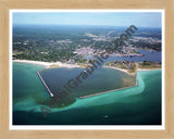 Aerial image of [5906] Ludington in Mason, MI with Natural Wood frame