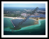 Aerial image of [5906] Ludington in Mason, MI with Black Metal frame