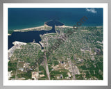 Aerial image of [5907] Ludington in Mason, Mi with Silver Metal frame