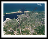 Aerial image of [5907] Ludington in Mason, Mi with Black Metal frame