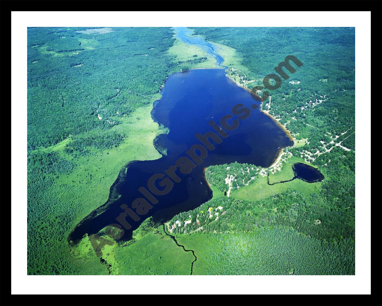 Aerial image of [5908] Rush in Montmorency, MI with Black Metal frame