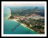 Aerial image of [5910] Benton Harbor in Berrien, MI with Black Metal frame