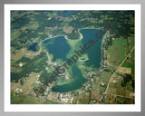 Aerial image of [5917] CLEAR LAKE in STEUBEN, IN with Silver Metal frame