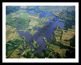 Aerial image of [5921] LAKE TEMPLENE in ST JOSEPH, MI with Black Metal frame