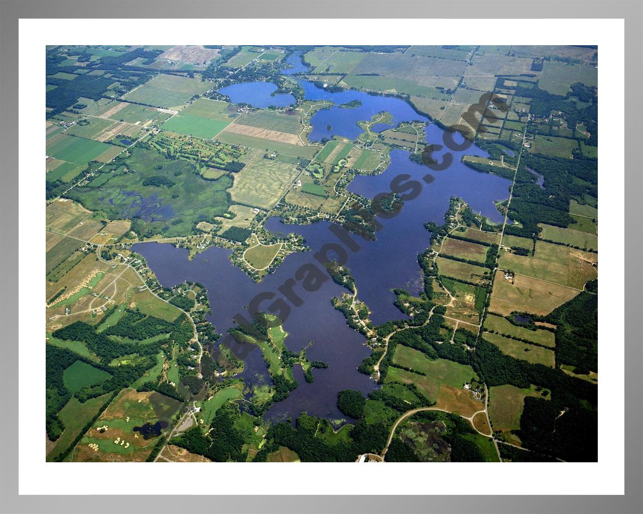 Aerial image of [5921] LAKE TEMPLENE in ST JOSEPH, MI with Silver Metal frame