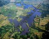 Aerial image of [5921] LAKE TEMPLENE in ST JOSEPH, MI with Canvas Wrap frame