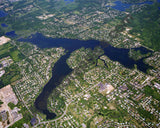 Aerial image of [5926] WOLVERINE LAKE in OAKLAND, MI with No frame