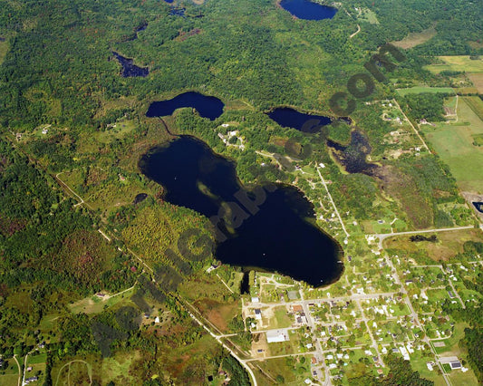 Aerial image of [603] Otter Lake in Genesee, MI with No frame