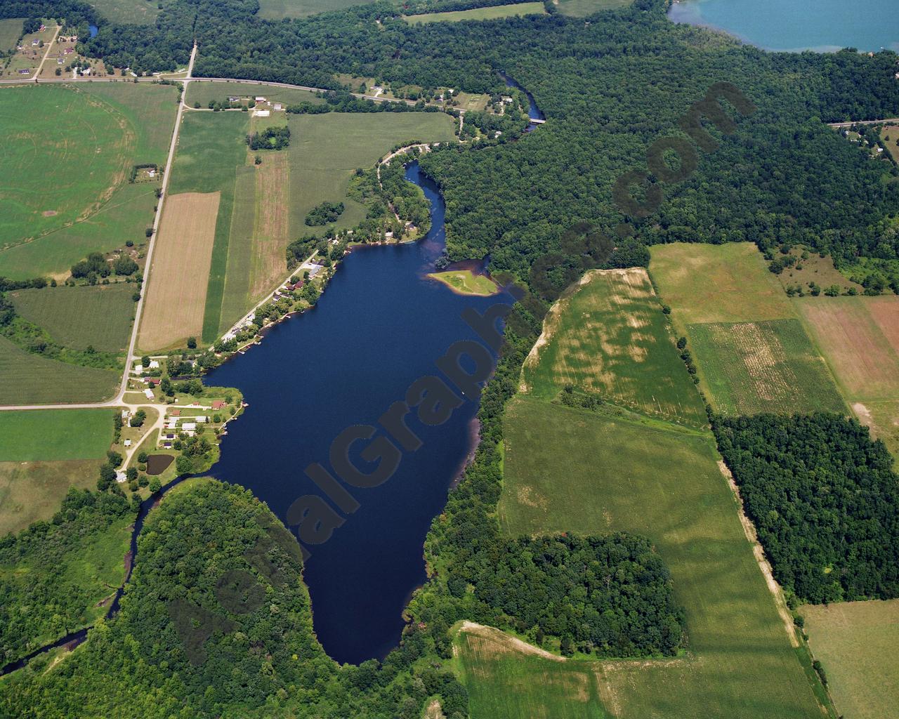 Aerial image of [631] Pigeon Lake with No frame