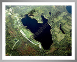 Aerial image of [67] Big Fish Lake in Lapeer, MI with Silver Metal frame