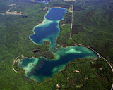 Aerial image of [793] Thumb Lake in Charlevoix, MI with No frame