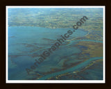 Aerial image of [907] Anchor Bay and Flats with Black Wood frame