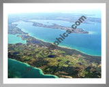 Aerial image of [973] Grand Traverse Bay with Silver Metal frame