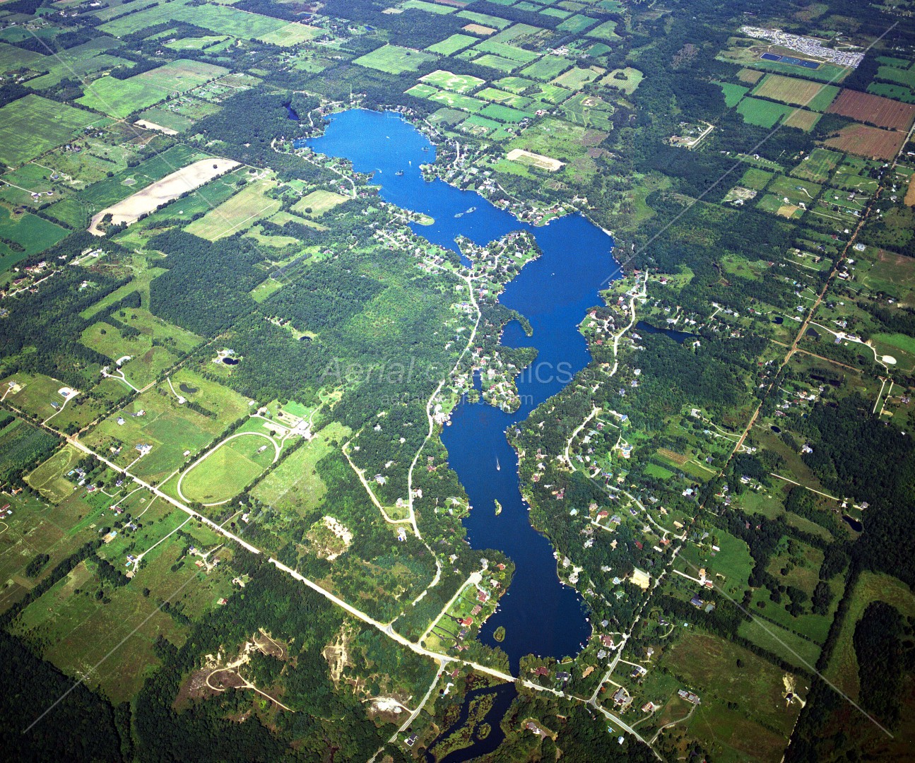 Lake Shannon in Livingston County Photo 4281