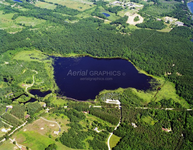 Pickerel Lake in Kent County, Michigan