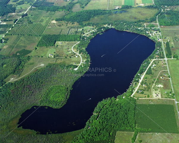 Crawford Lake in Kalkaska County, Michigan