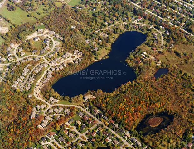 Morris Lake in Oakland County, Michigan