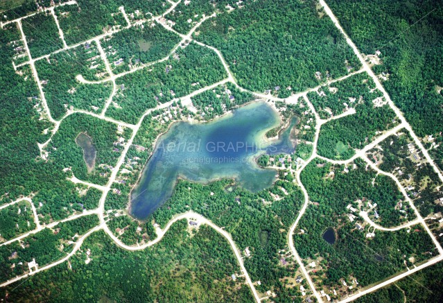 Moon Lake in Montmorency County, Michigan