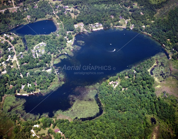 Pardee Lake in Livingston County, Michigan