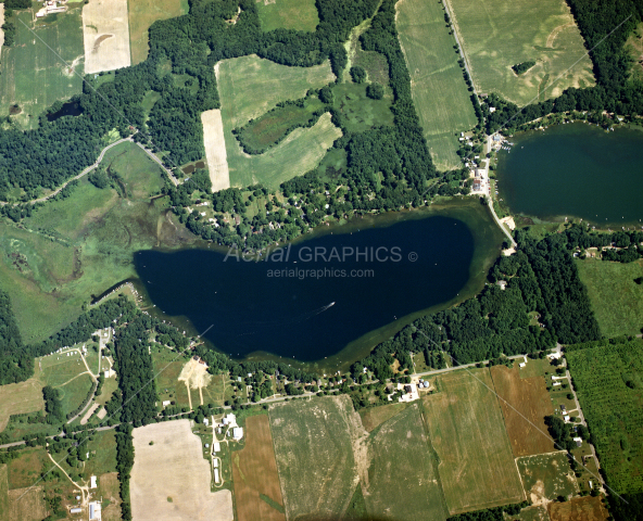 Harwood Lake in Cass County, Michigan