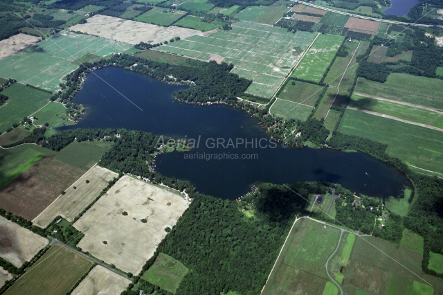 Christie Lake in Van Buren County, Michigan