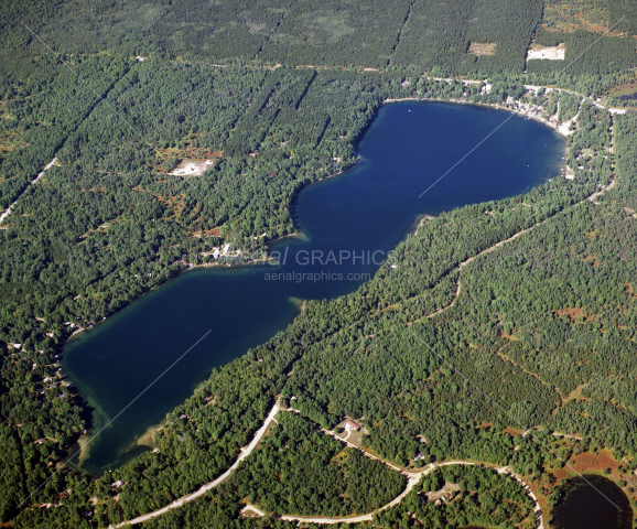 Starvation Lake in Kalkaska County, Michigan