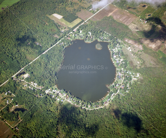 Cat Lake in Tuscola County, Michigan