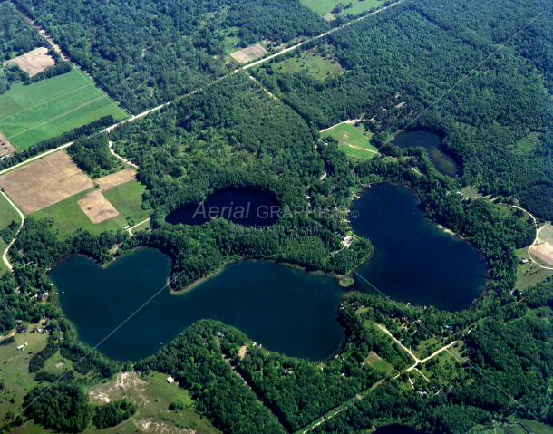 Cool Lake in Lake County, Michigan