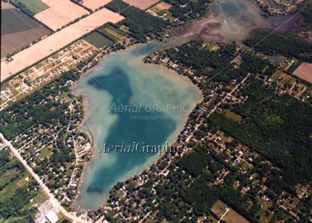 Simonton Lake in Elkhart County, Michigan