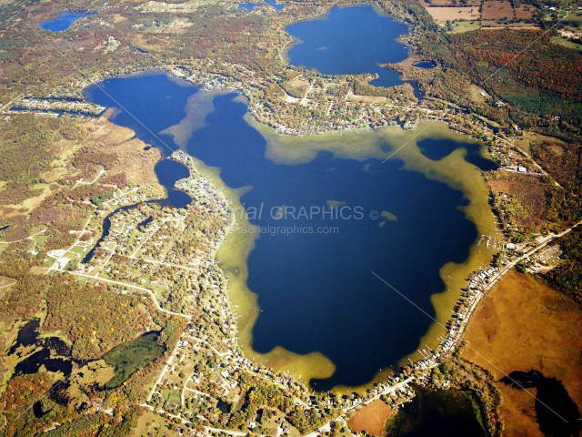 Portage Lake in Livingston County, Michigan