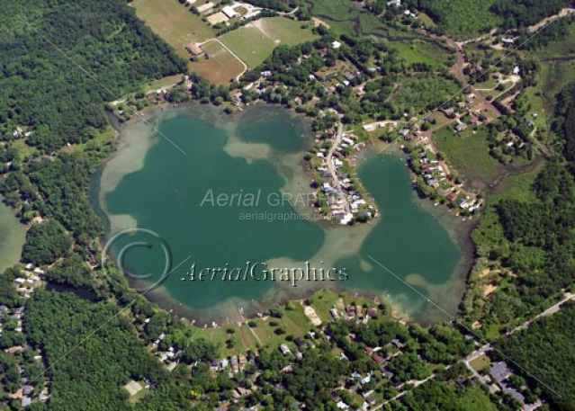 Sugden Lake in Oakland County, Michigan