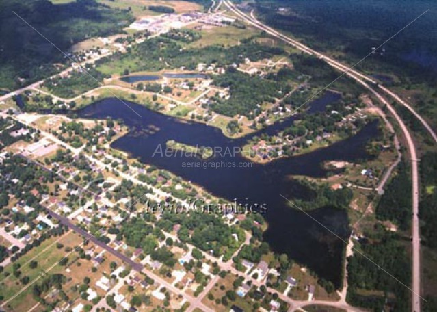 Shamrock Lake in Clare County, Michigan