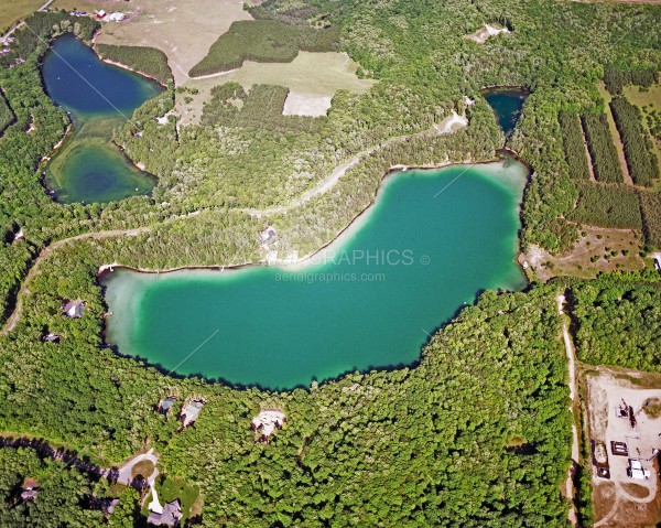 O'Rourke Lake in Otsego County, Michigan