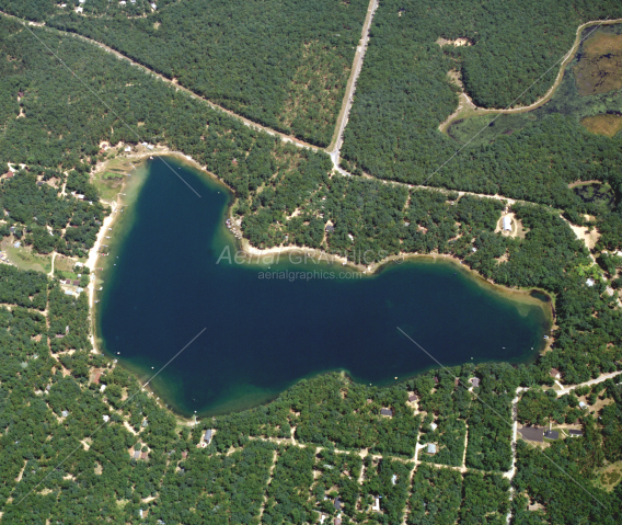 Cecilia Lake in Lake County, Michigan