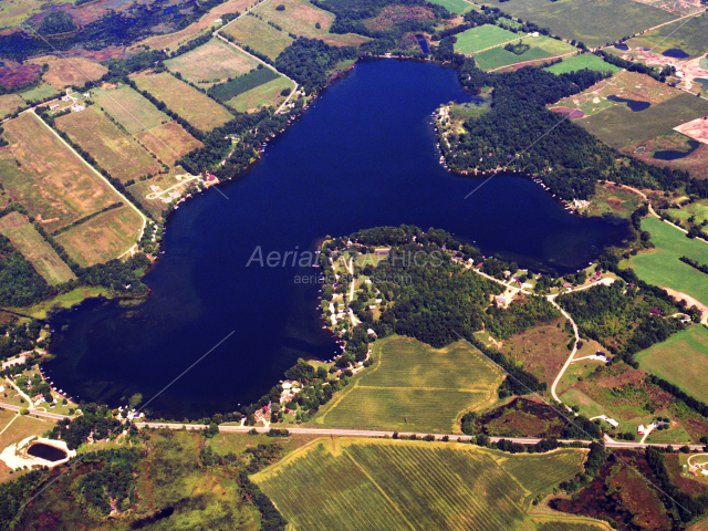 Cedar Lake in Van Buren County, Michigan